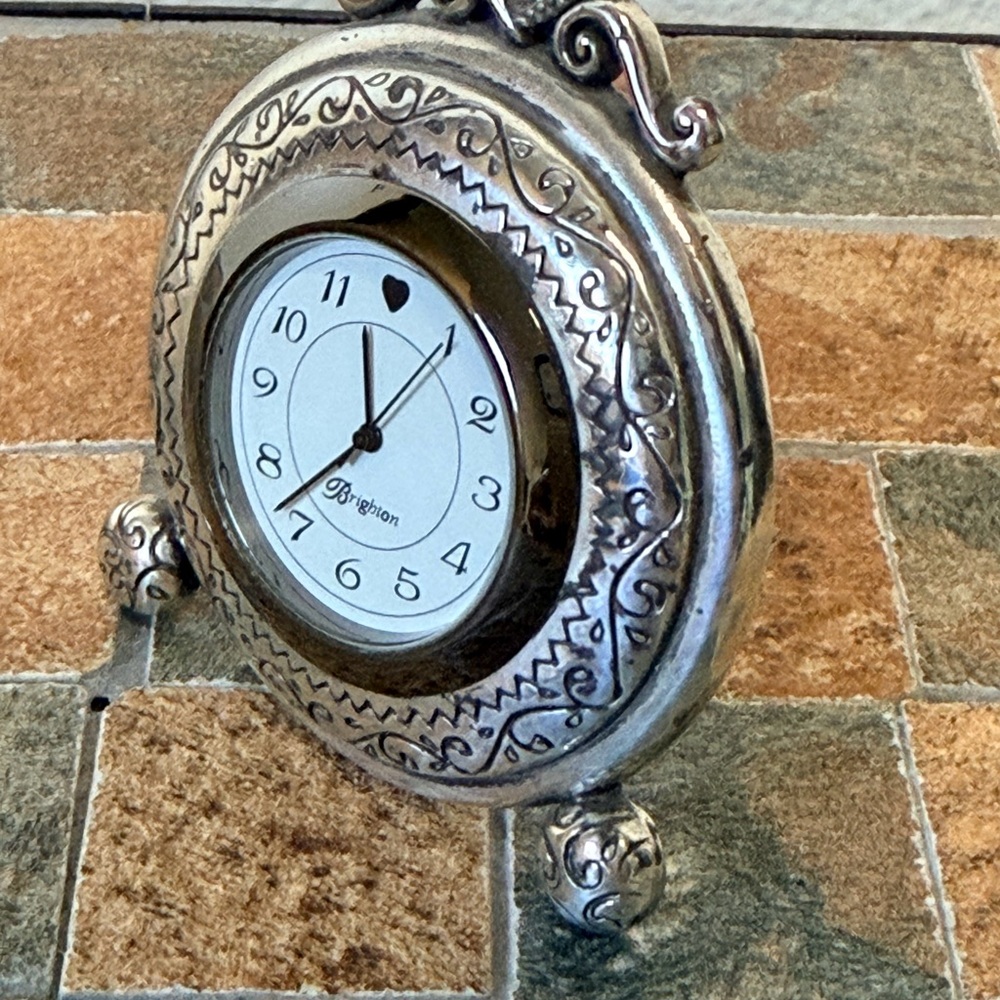 Brighton Silver Table Clock mini - Picture 2 of 7